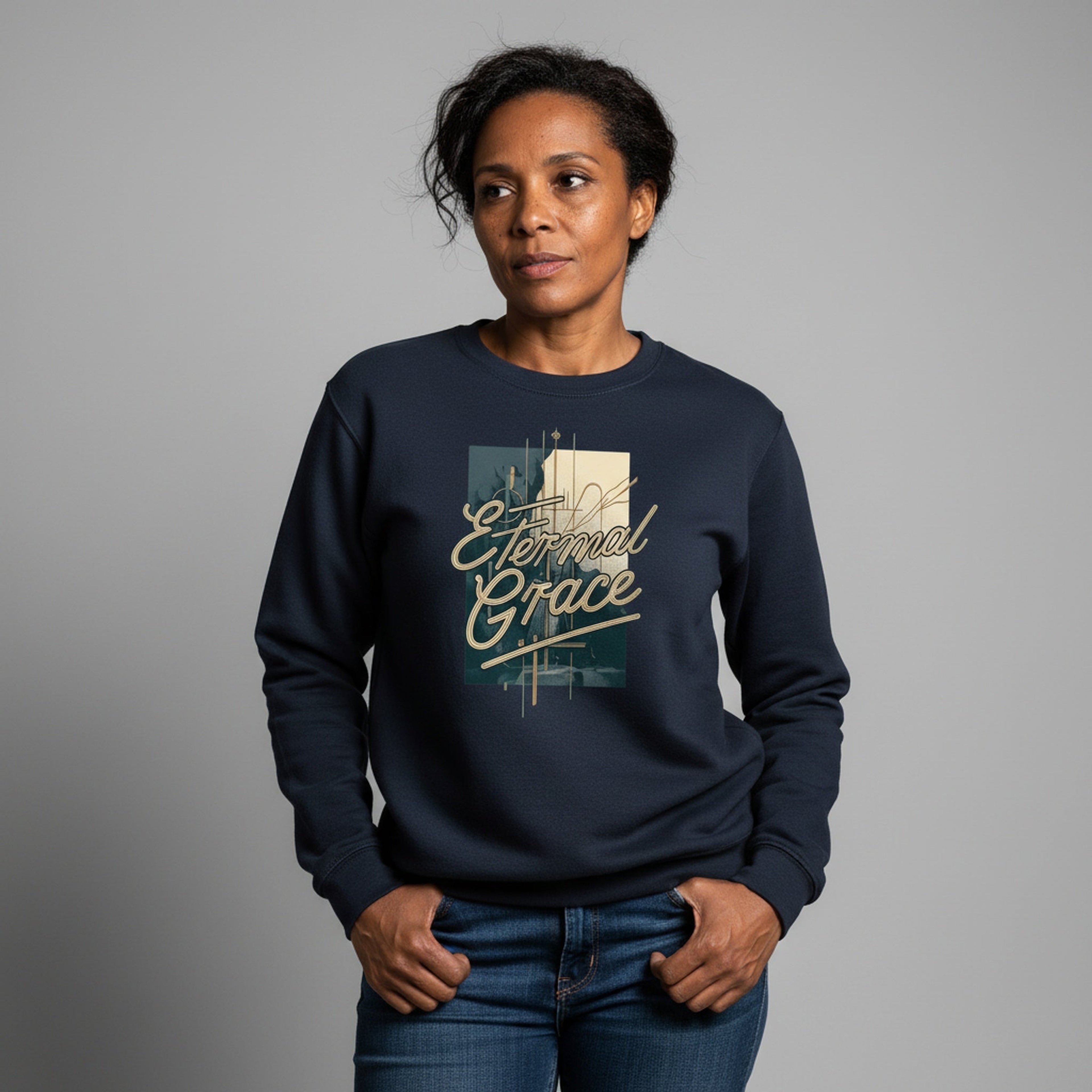 ERŐ GRACE Unisex Sweatshirt - Premium Evangelistic Message