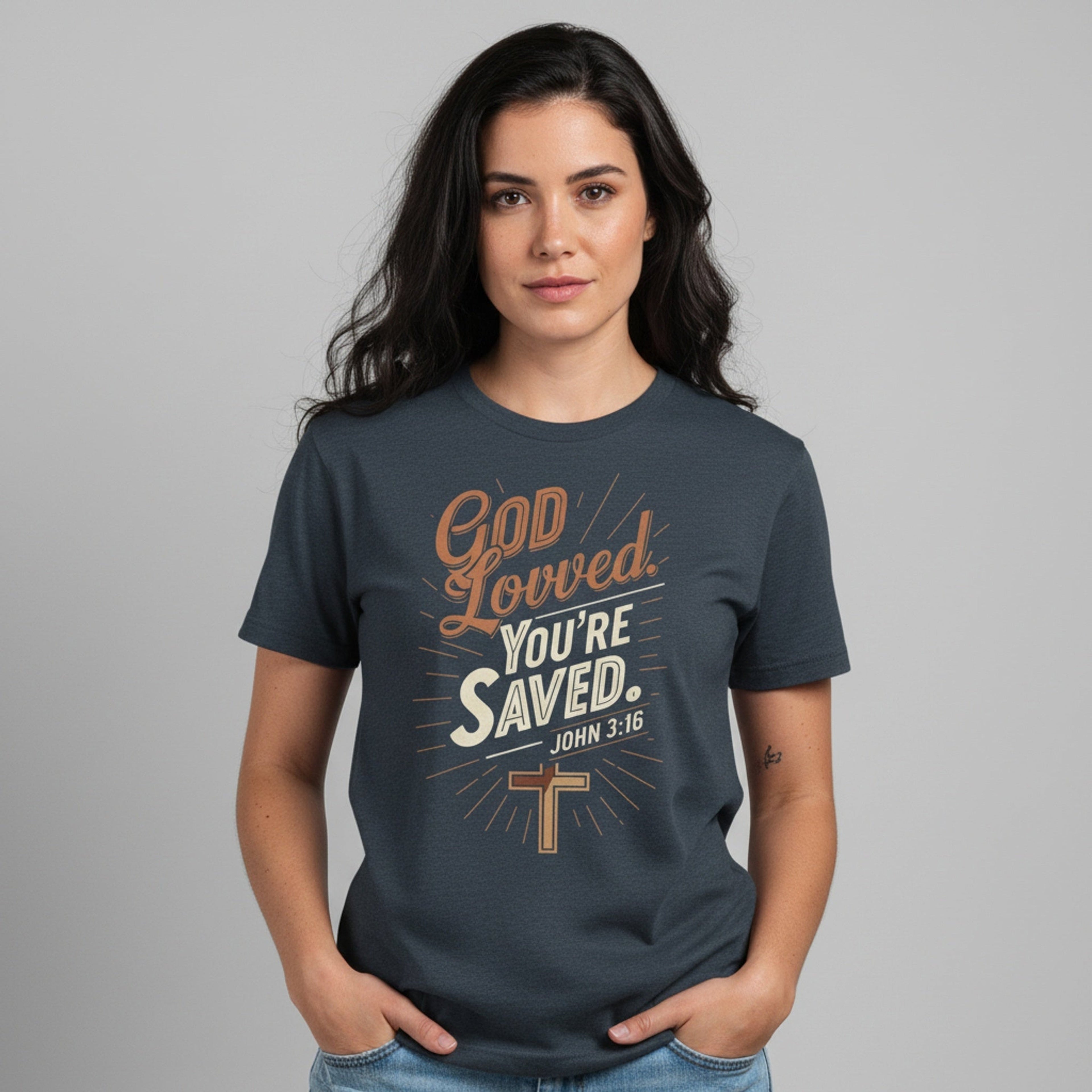 Unisex Evangelistic T-Shirt ERŐ GRACE - Proclaim Your Faith