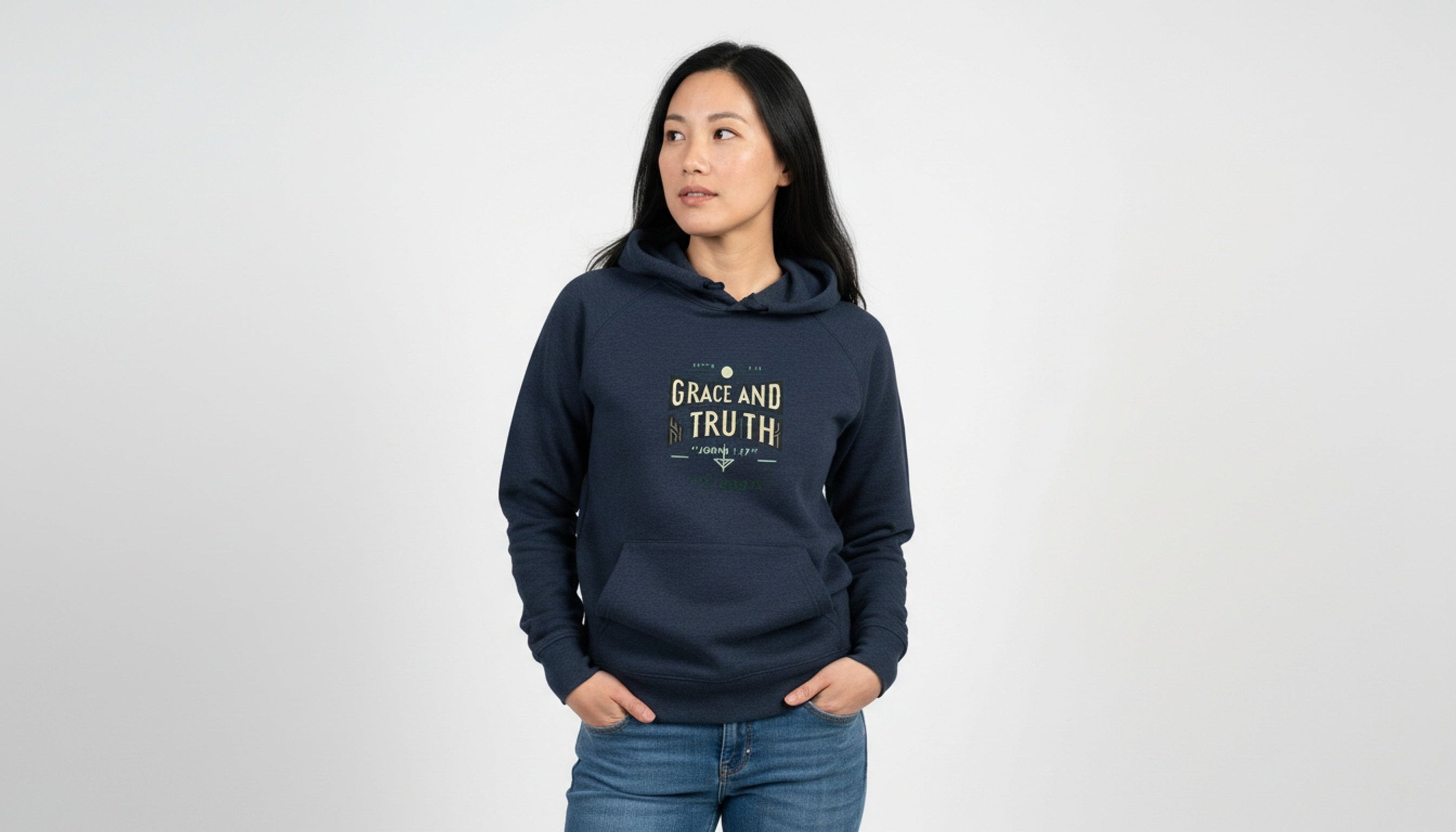 Unisex Evangelistic Hoodie ERŐ GRACE | Premium Christian Streetwear