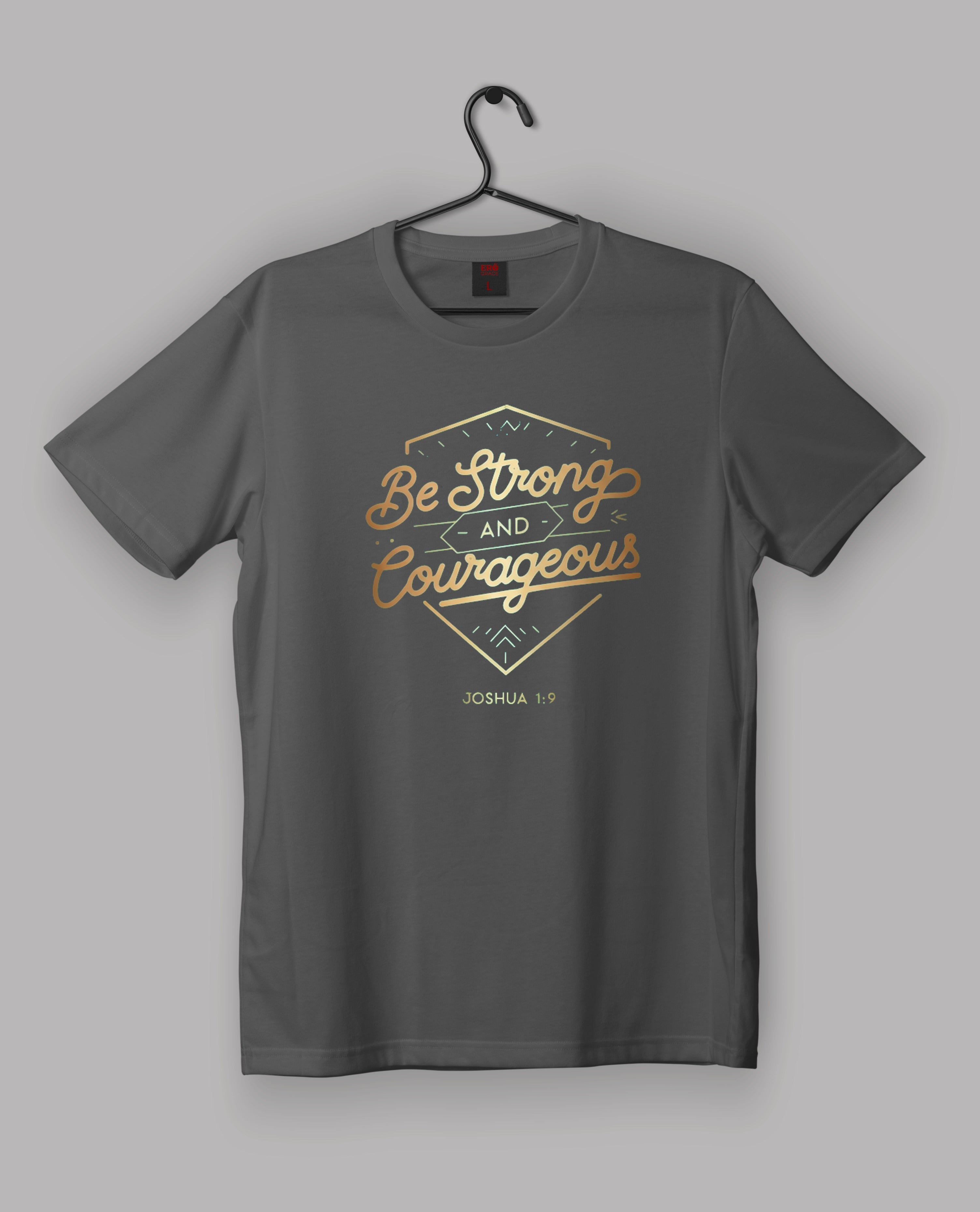 “Be Strong In The Lord” Premium Unisex Softstyle Tee | ERŐ GRACE