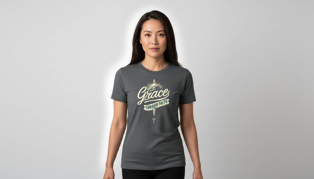 Unisex T-Shirt Evangelistic Bible Verses Softstyle ERŐ GRACE
